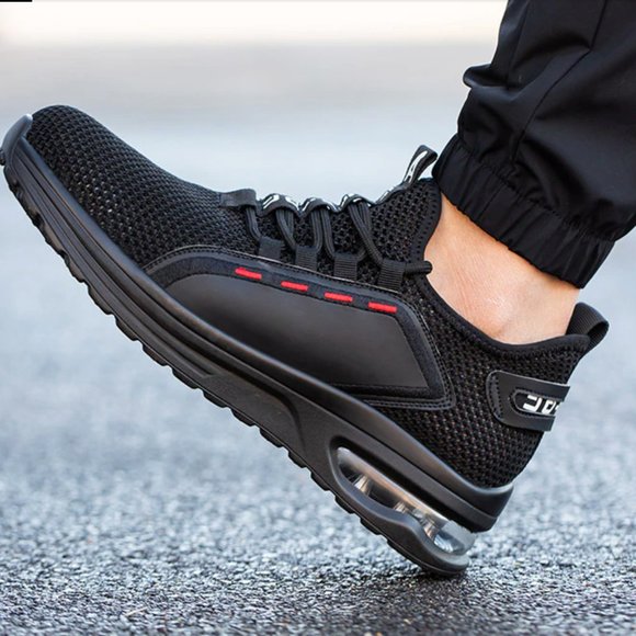 Indestructible Shoe Steel Toe Anti Skid Stab Proof Breathable Safety Sneaker - Picture 10 of 16
